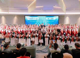 Wagub Jihan Lepas THLC Wakili Lampung di Kompetisi Paduan Suara Internasional