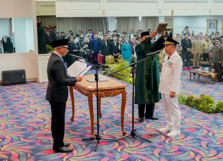 Gubernur Lampung Lantik M. Galang Putra Rahman sebagai Wakil Bupati Way Kanan